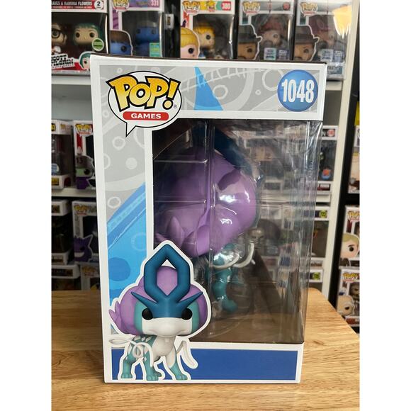 OFFICIAL WONDERCON STICKER DELUXE Suicune Pokemon Funko Pop #1048 LE Games Vinyl - Picture 2 of 6